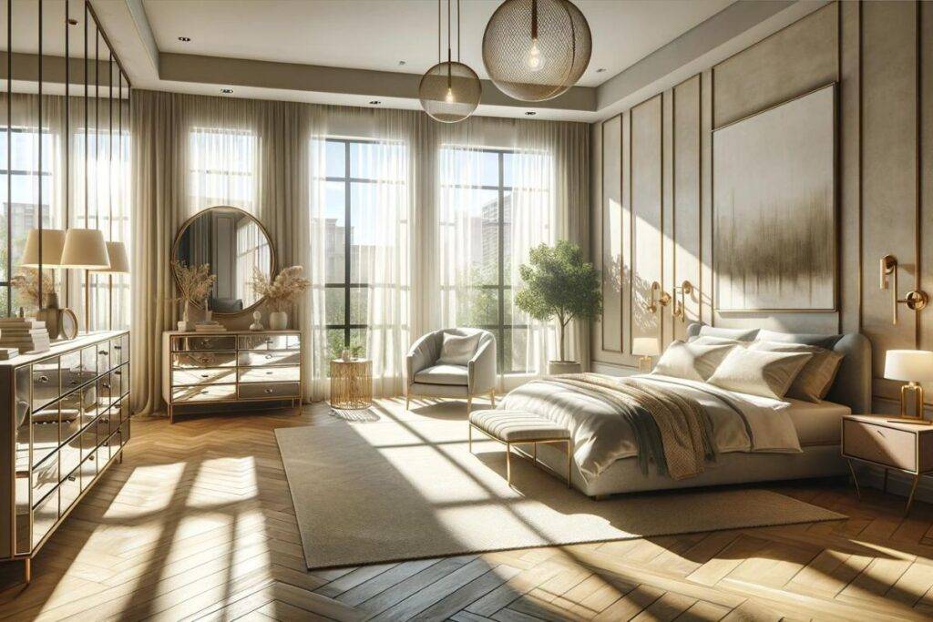 Natural Light Utilization Western bedroom design